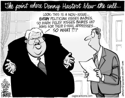 HASTERT BLOWS THE CALL CORRECTED by Parker