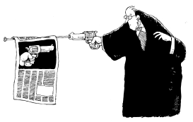 PRESS FREEDOM UNDER THREAT by Michael Kountouris