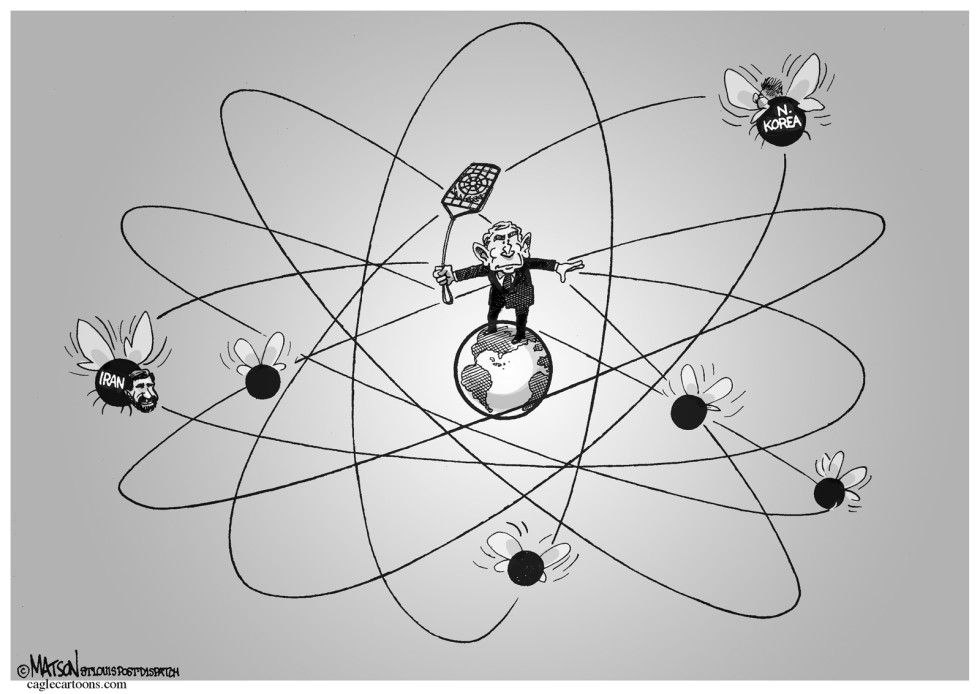  BUSH SWATS NUCLEAR FLIES by RJ Matson