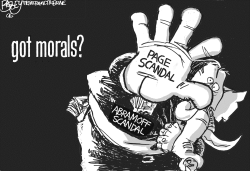 GOT GOP MORALS by Pat Bagley