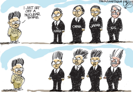 HAIR-RAISING KOREAN by Pat Bagley