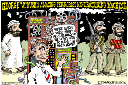 BUSH TERRORIST MACHINE by Wolverton