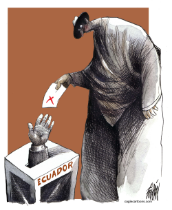 ELECCIONES EN ECUADOR  by Angel Boligan