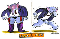 CUT AND RUN - GOP STYLE  by Christo Komarnitski