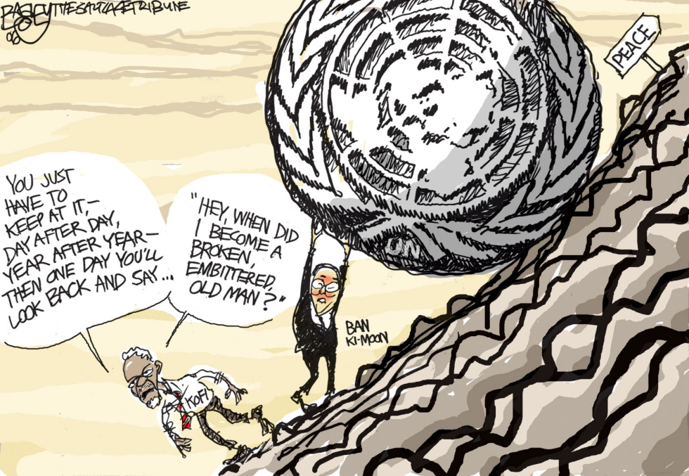  SISYPHUS UN by Pat Bagley