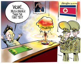 KIM LOVES HIS NUKES by Patrick Corrigan