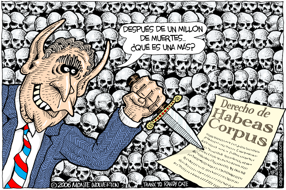  ASESINANDO EL DERECHO DE HABEAS CORPUS  by Wolverton