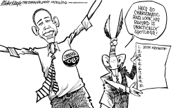 OBAMA 2008 by Mike Keefe