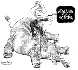 ELEFANTE DE LA VICTORIA by Daryl Cagle