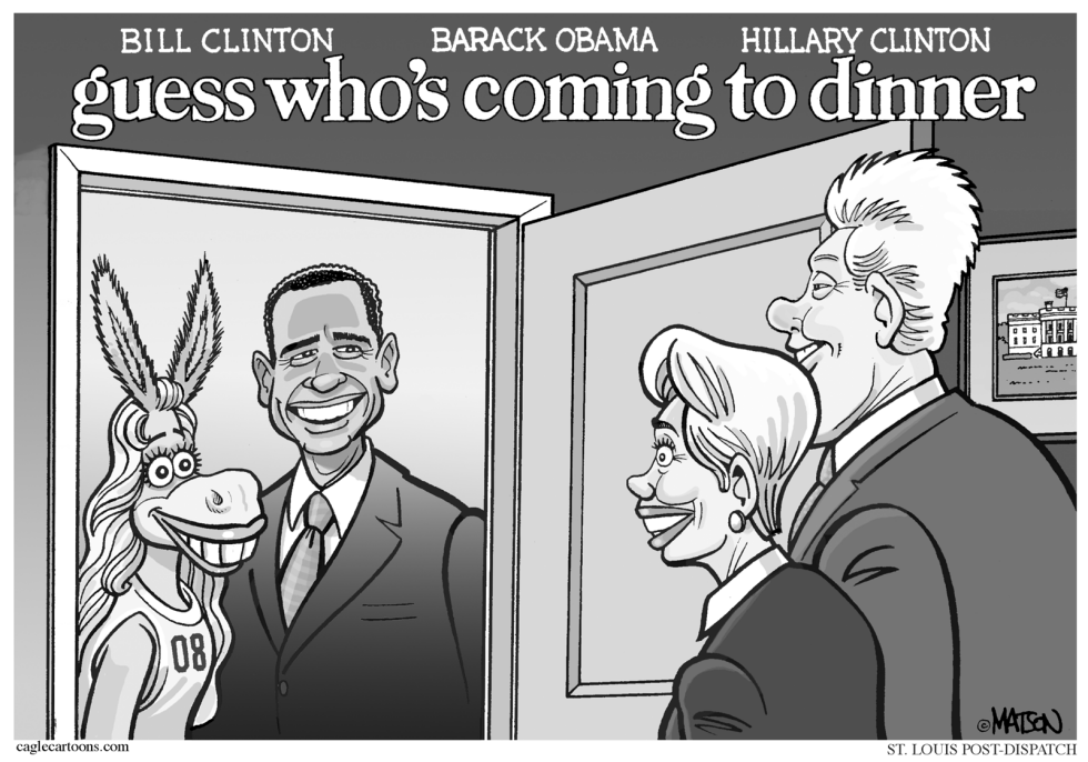  GUESS WHOS COMING TO DINNER-GRAYSCALE by RJ Matson