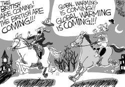 GLOBAL WARMING BRITS by Pat Bagley