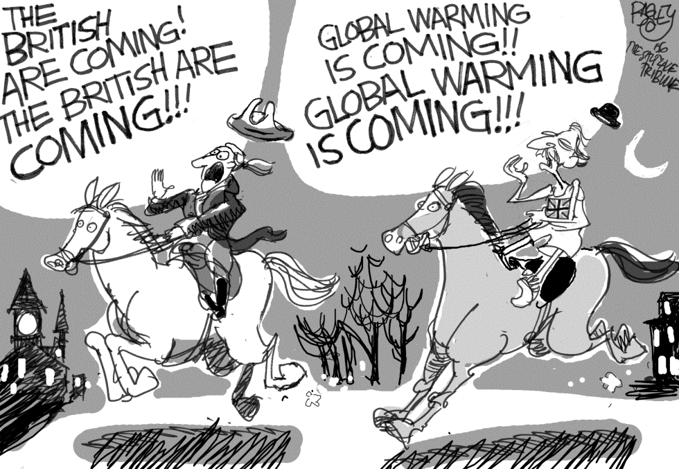  GLOBAL WARMING BRITS by Pat Bagley