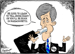 JOHN KERRY by Bob Englehart