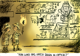 LOCAL UTAH SEN HATCH  by Pat Bagley