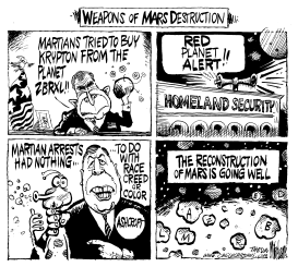 WEAPONS OF MARS DESTRUCTION by Mike Lane