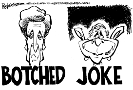 BOTCHED JOKE by Milt Priggee