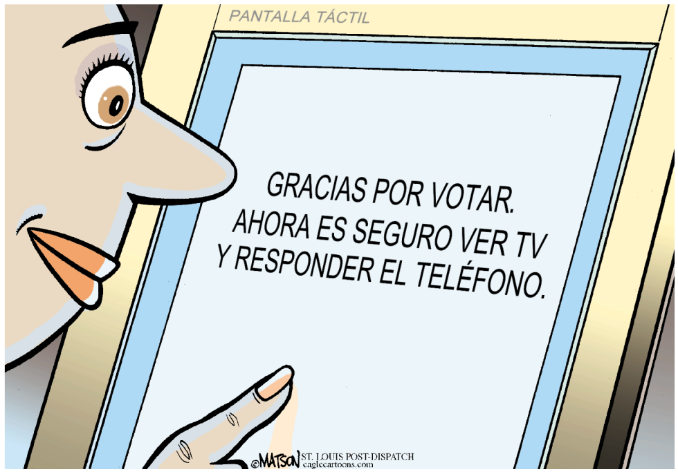  GRACIAS POR VOTAR  by RJ Matson