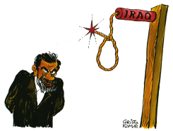 THE HANGING OF SADDAM  by Christo Komarnitski