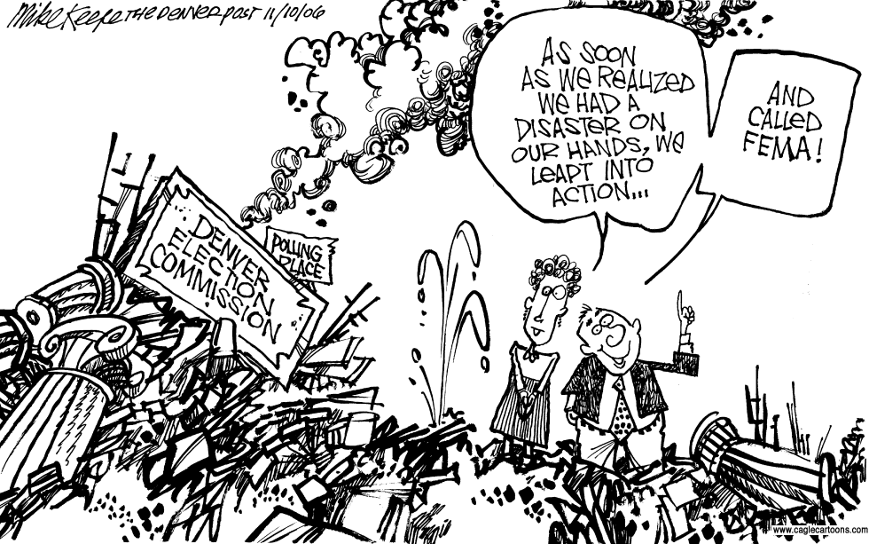  LOCAL CO ELECTION DAY by Mike Keefe