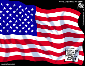 FLAG OF OUR  VETERANS  by Parker