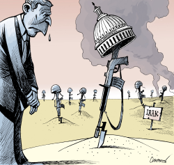 BUSH LOSES CONGRESS by Patrick Chappatte