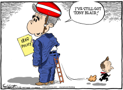 BUSH AND BLAIR  by Bob Englehart