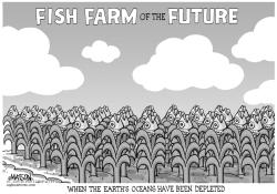 FISH FARM OF THE FUTURE-GRAY by RJ Matson