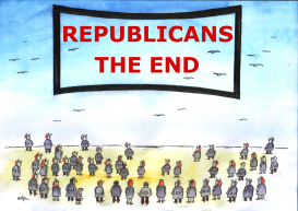 REPUBLICANS IN TROUBLE by Pavel Constantin