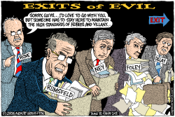 EXITS OF EVIL by Wolverton