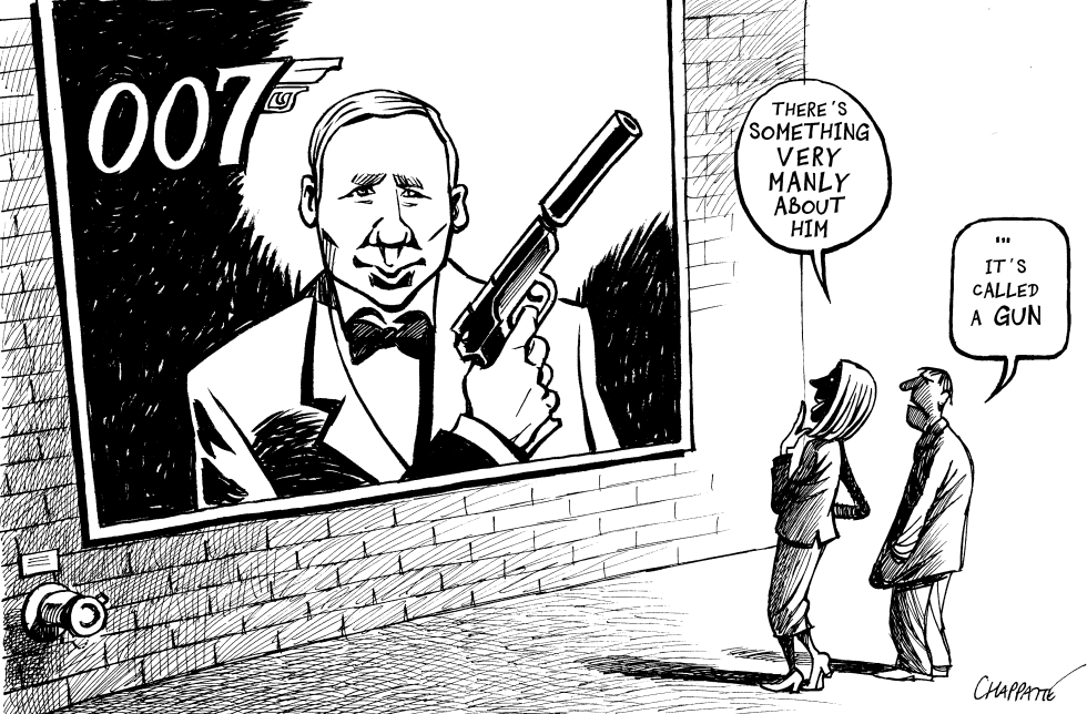  THE NEW JAMES BOND by Patrick Chappatte