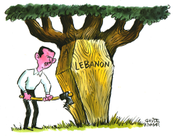 BASHAR ASSAD THE CARPENTER  by Christo Komarnitski