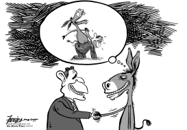 DONKEY DEMS RIDES BUSH by Manny Francisco