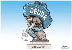 EL PENSADOR DE LA DEUDA POR PRESTAMO ESTUDIANTIL  by RJ Matson