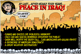 PEACE IN IRAQ by Wolverton