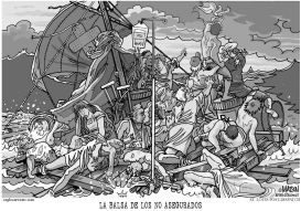 LA BALSA DE LOS NO ASEGURADOS by RJ Matson