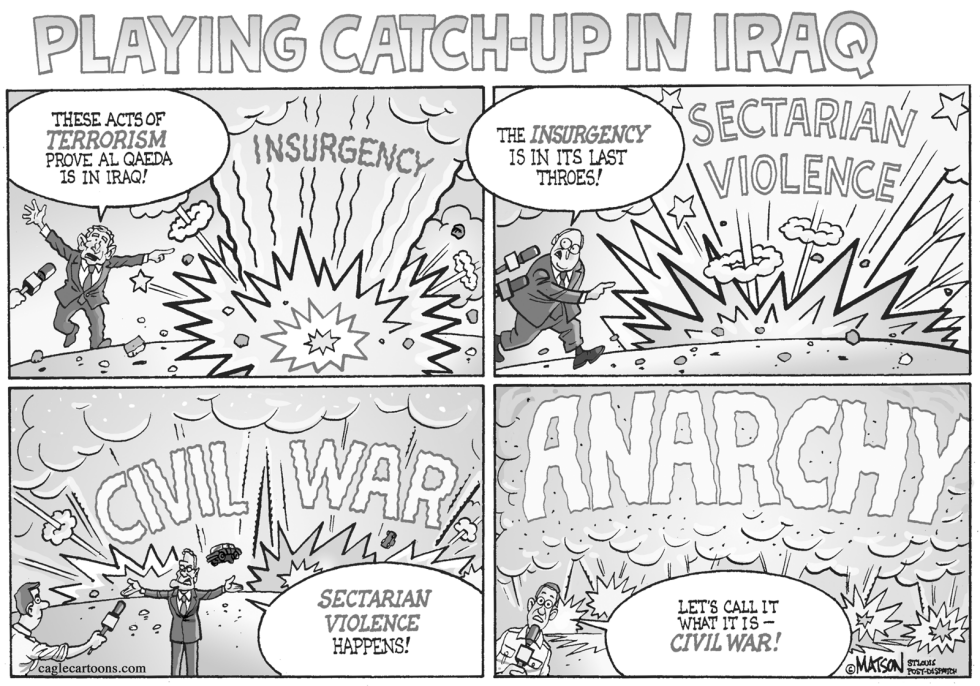  PLAYING CATCH-UP IN IRAQ-GRAY by RJ Matson