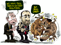 AL-MALIKI AND BUSH by Daryl Cagle