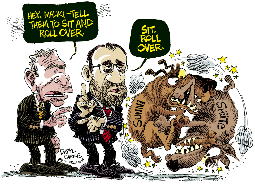  AL-MALIKI AND BUSH by Daryl Cagle