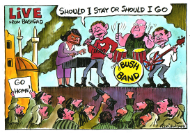 BUSH BAND LIVE IN BAGHDAD  by Christo Komarnitski