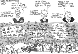 BUSH CUSTER BATTLE by Pat Bagley