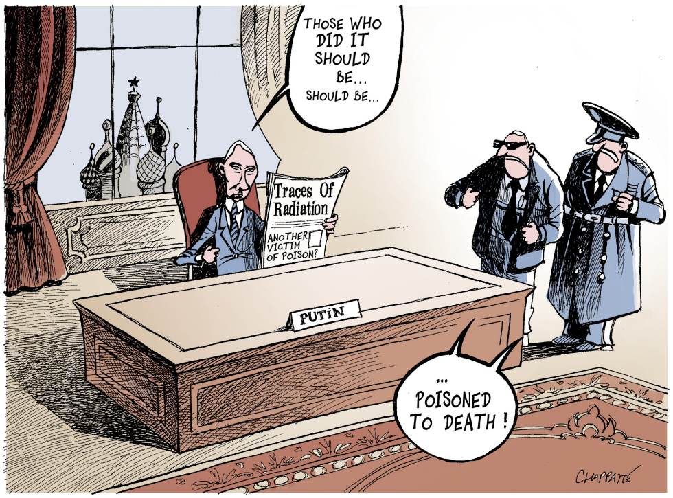  THE POLONIUM AFFAIR by Patrick Chappatte