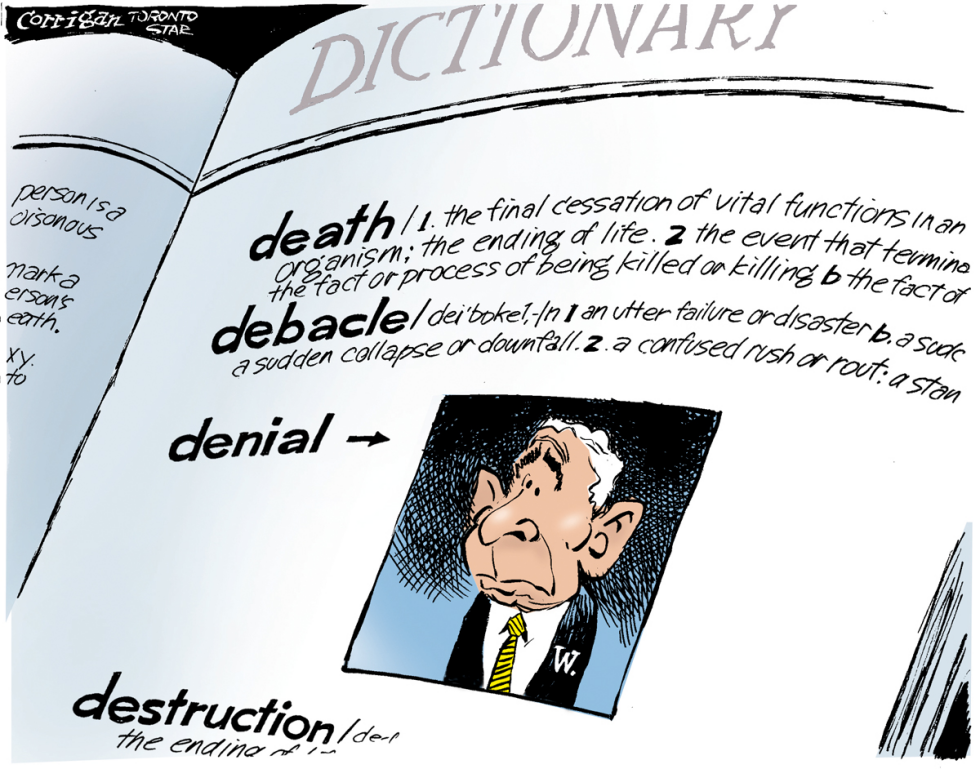  BUSH IN DENIAL by Patrick Corrigan