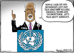 KOFI ANNAN by Bob Englehart