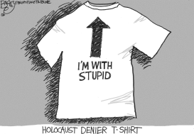 HOLOCAUST T-SHIRT by Pat Bagley