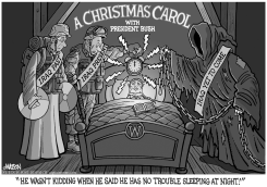 A CHRISTMAS CAROL WITH PRESIDENT BUSH by RJ Matson