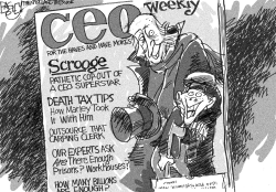 CEO SCROOGE by Pat Bagley