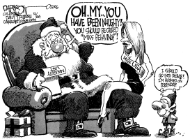 LAP DANCE FOR SANTA by John Darkow