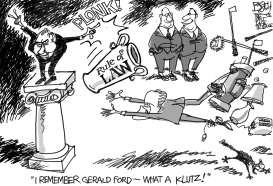 GERALD FORD by Pat Bagley