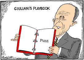 RUDY GIULIANI by Bob Englehart