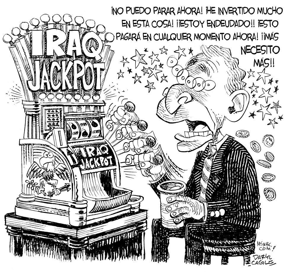  JACKPOT IRAQ by Daryl Cagle